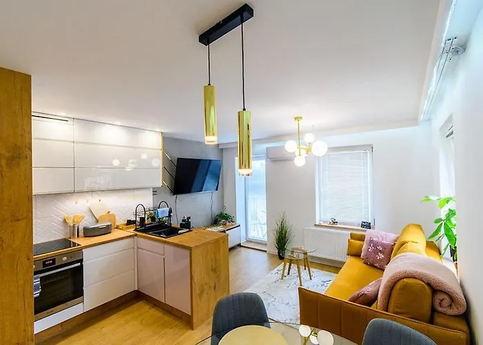 Apartment Slaski 46m, Ksiaz Kuchnia Klimatyzacja Wifi Parking